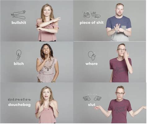 fuck nose|Profanity in American Sign Language